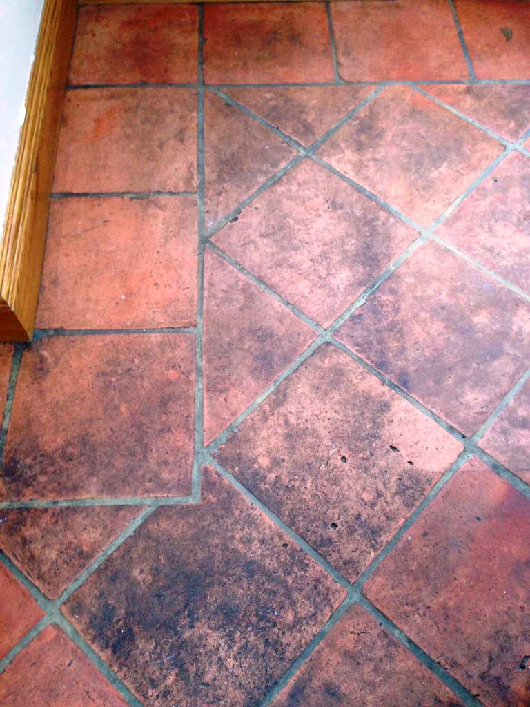 Deep Cleaning Terracotta Tiles In Bognor Regis West Sussex Tile 