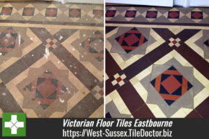 Victorian Floor Tiles Restored in Eastbourne